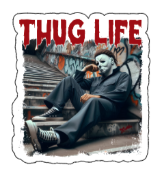 Thug Life Stickers - Your Favorite Halloween Characters