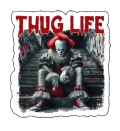 Thug Life Stickers - Your Favorite Halloween Characters