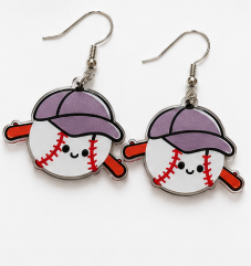 Baseball - Earrings