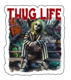 Thug Life Stickers - Your Favorite Halloween Characters