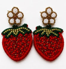 Strawberry Beaded - E