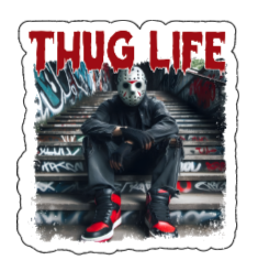 Thug Life Stickers - Your Favorite Halloween Characters