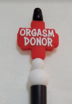 "Orgasm Donor" Pen