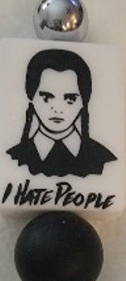 "I Hate People" Wine Cork